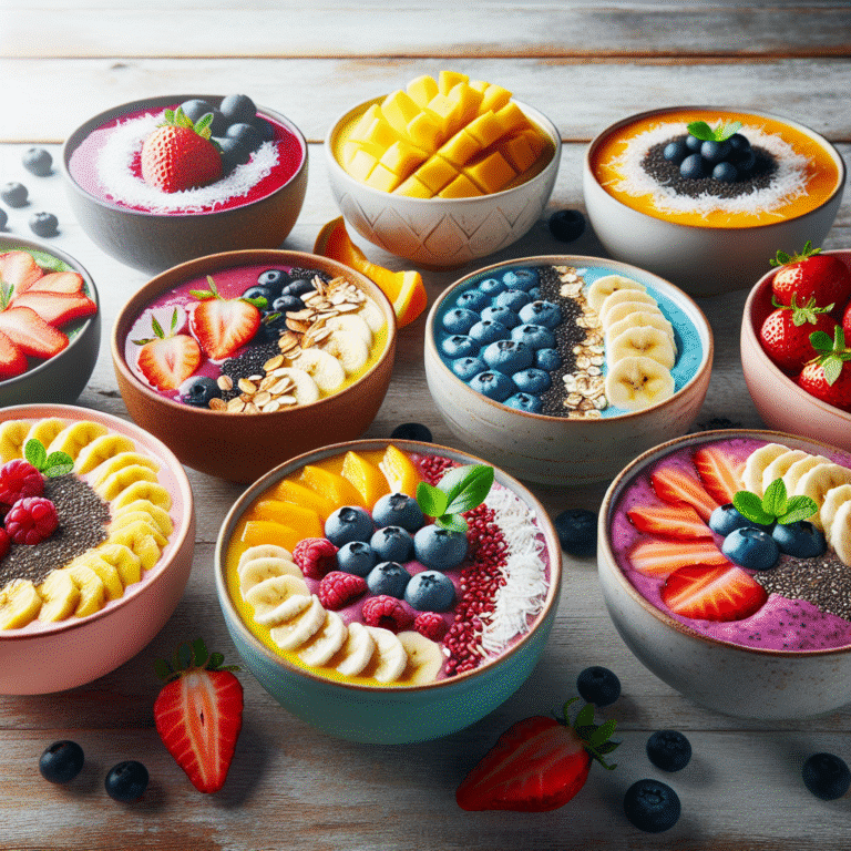 Healthy Smoothie Bowls for Breakfast