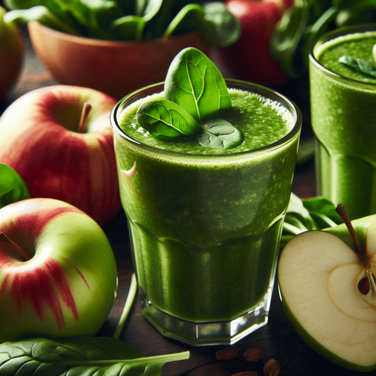 green smoothie recipes with apple