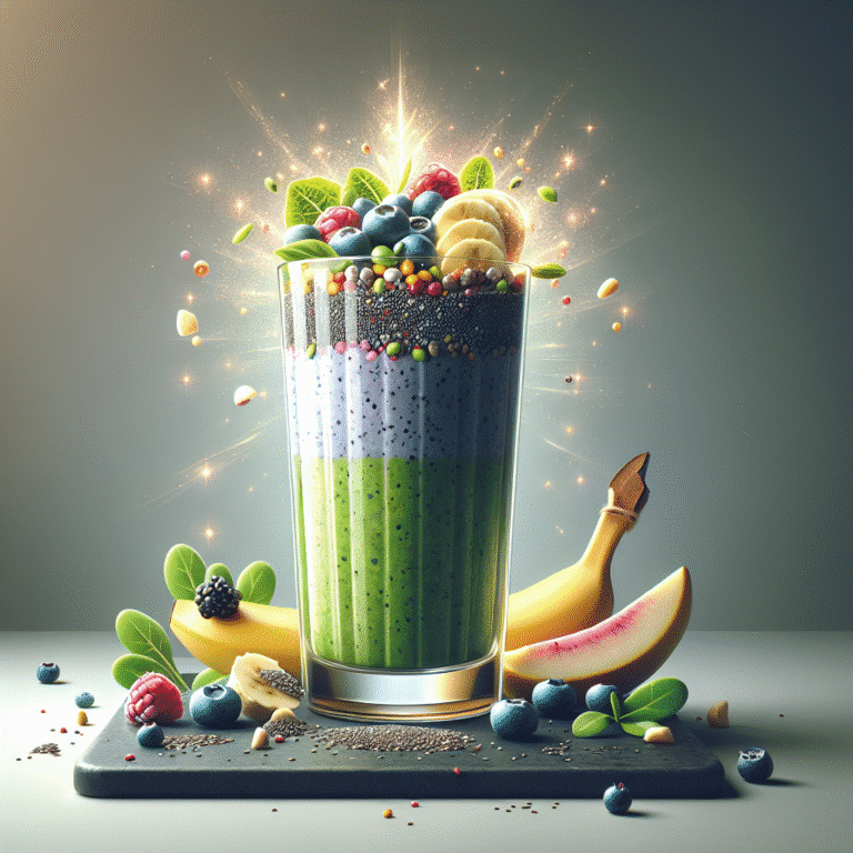 healthy protein smoothie for energy