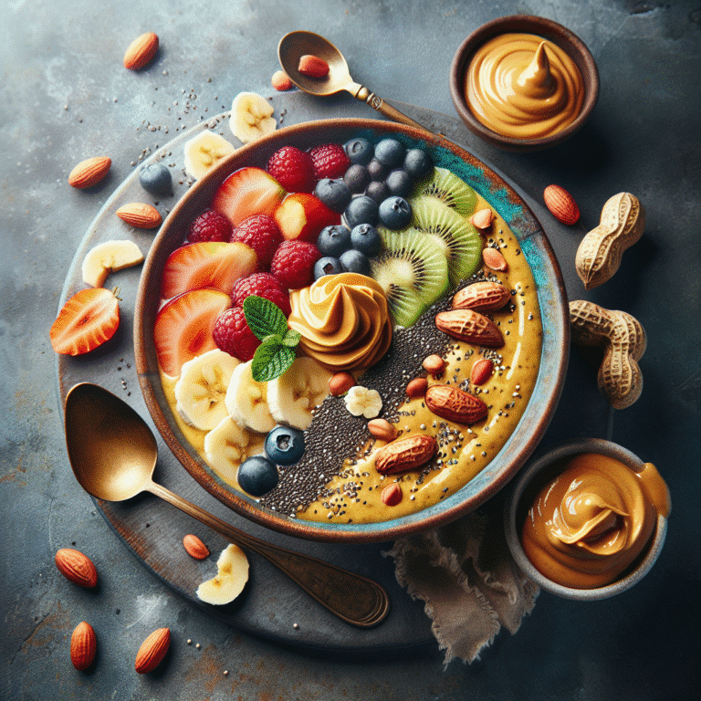 Smoothie Bowl Recipes with Peanut Butter