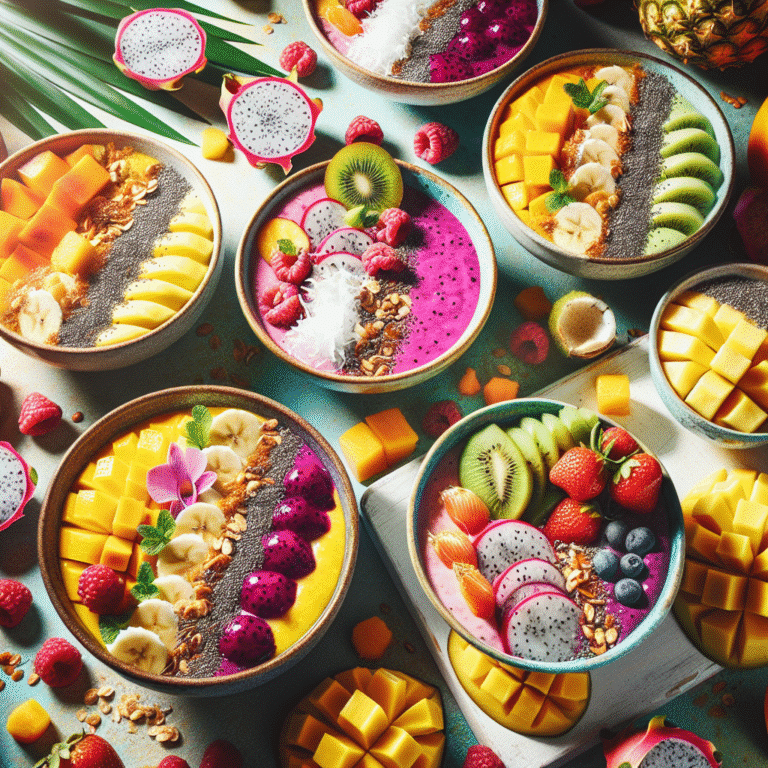 Tropical Smoothie Bowl Recipes