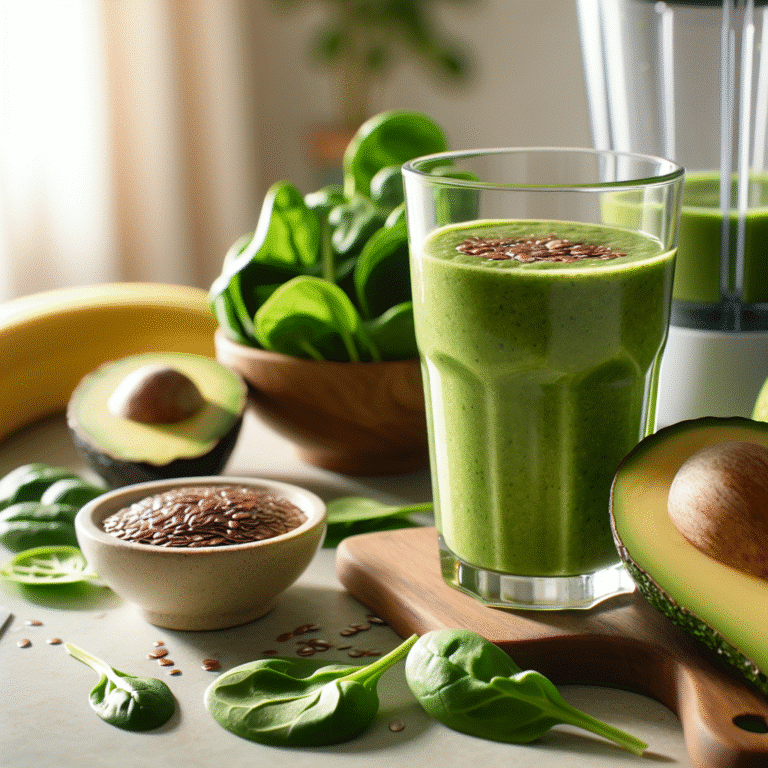 high-fiber green smoothie recipes