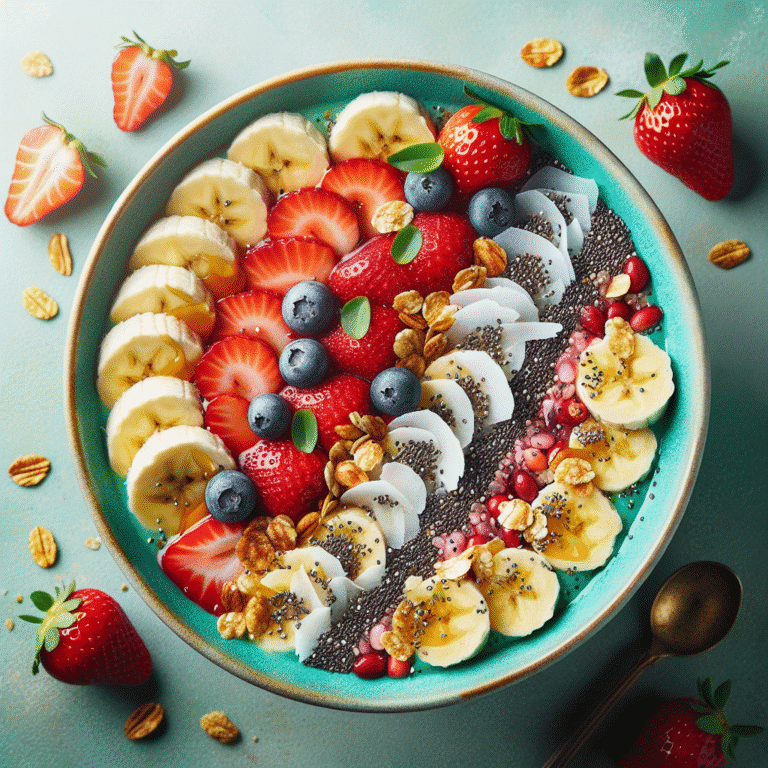 Quick Smoothie Bowl for Mornings