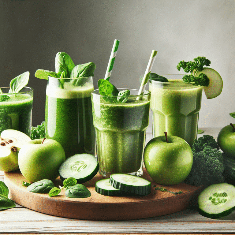 green smoothie detox recipes at home