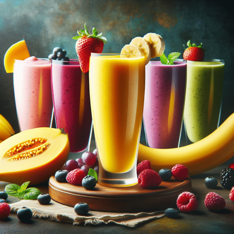 fruit smoothie recipes with banana