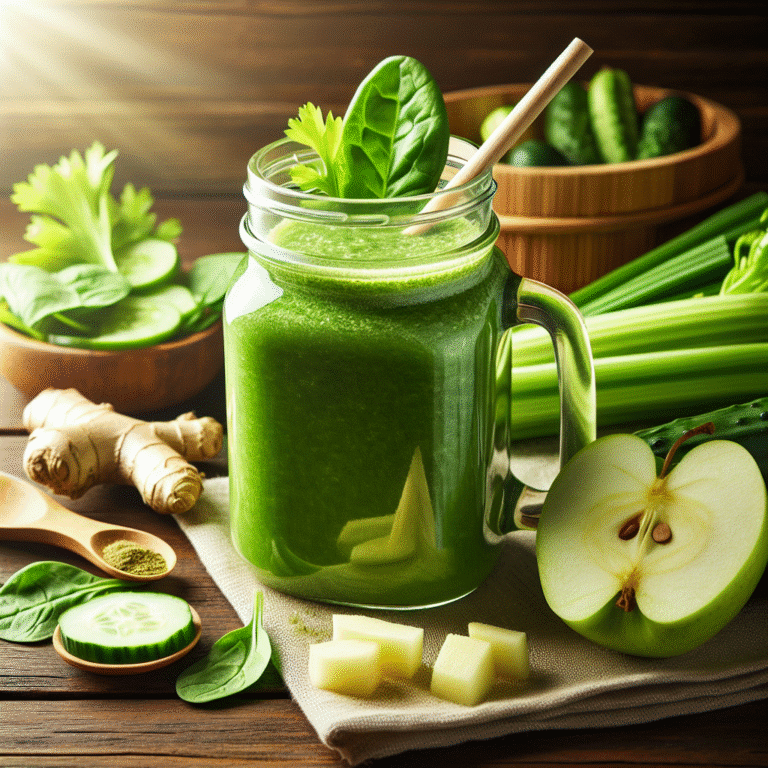 green smoothie for gut health
