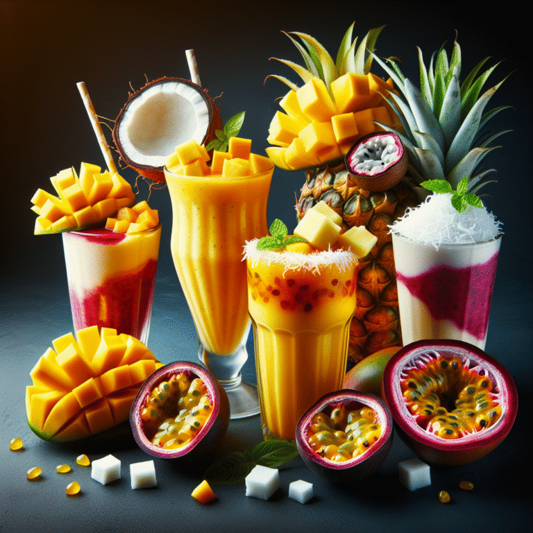 healthy tropical fruit smoothie ideas