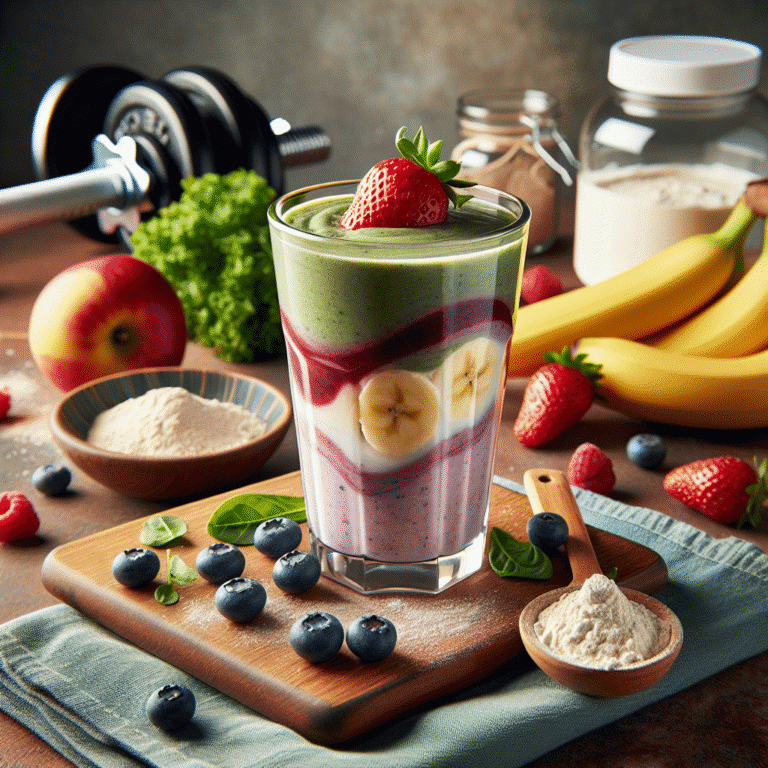 protein smoothie for muscle gain