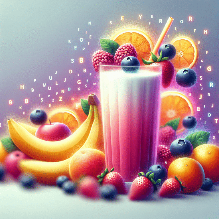 fruit smoothie for glowing skin