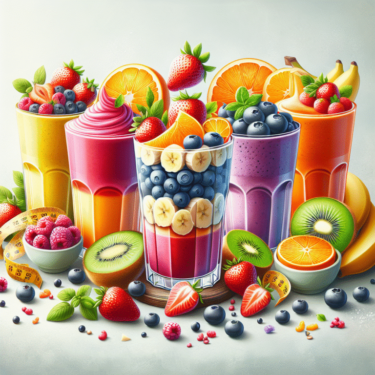 low-calorie fruit smoothies for diet