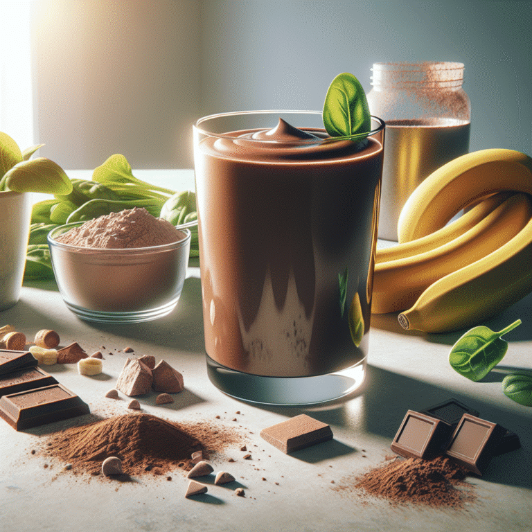 chocolate protein smoothie recipes