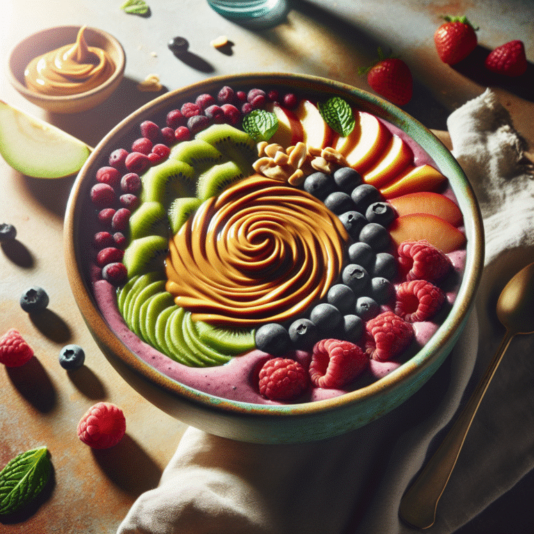 Smoothie Bowl Recipes with Peanut Butter