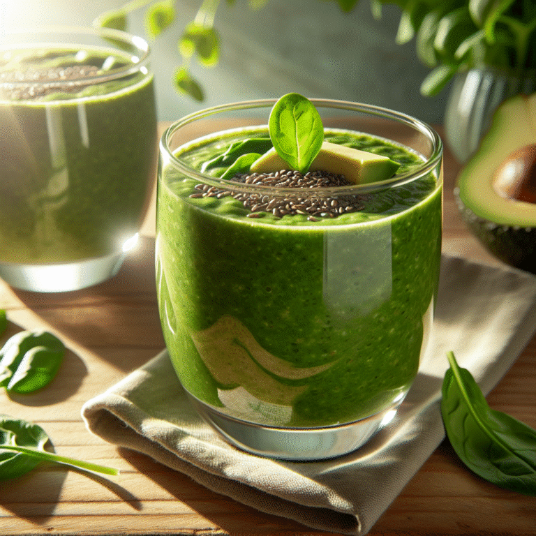 vegan green smoothie for energy